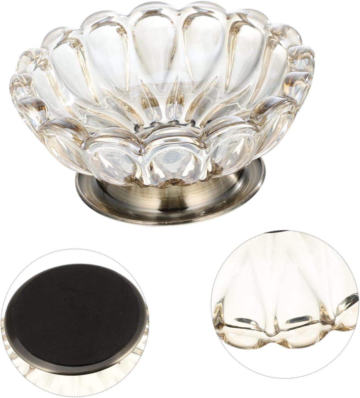 Brilliant Crystal - cut Glass Fruit Bowl - A Shining Embellishment for Refined Living