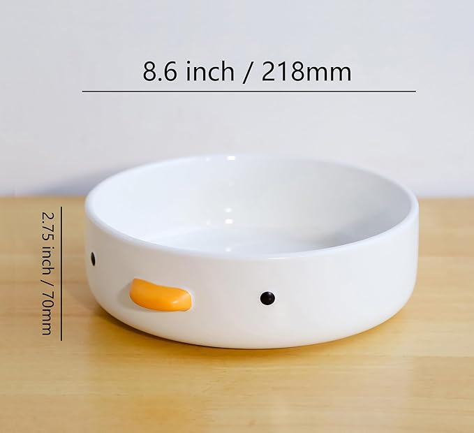 Cute Duck - shaped Ceramic Fruit Bowl - Add Color to Life