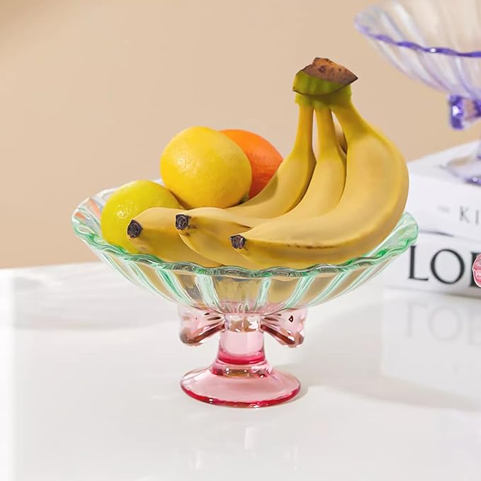 Brilliant Golden Artistry: Circular Overlapping - piece Metal Fruit Bowl - New Favorite of Home Luxury