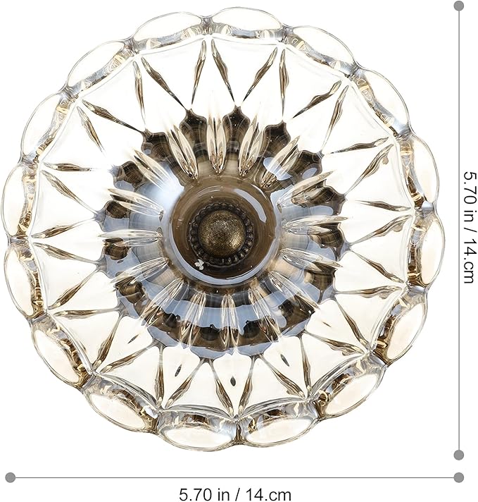 Brilliant Crystal - cut Glass Fruit Bowl - A Shining Embellishment for Refined Living