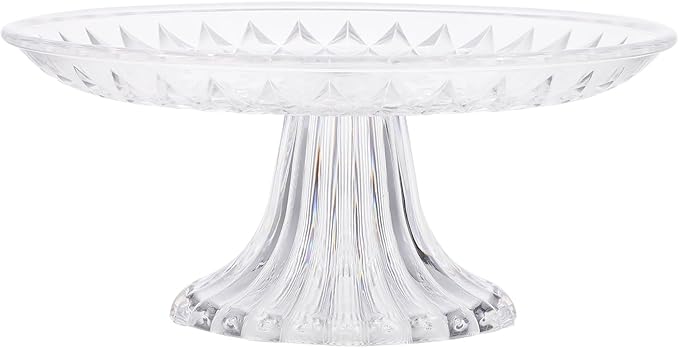 Transparent Glass Artistic Cake Plate, Unleash Exquisite Baking Moments