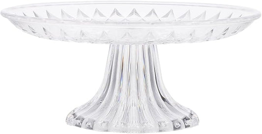 Transparent Glass Artistic Cake Plate, Unleash Exquisite Baking Moments