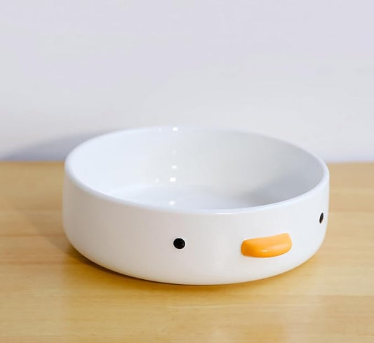 Cute Duck - shaped Ceramic Fruit Bowl - Add Color to Life