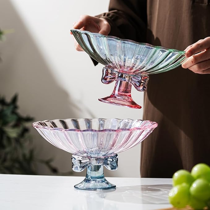Brilliant Golden Artistry: Circular Overlapping - piece Metal Fruit Bowl - New Favorite of Home Luxury