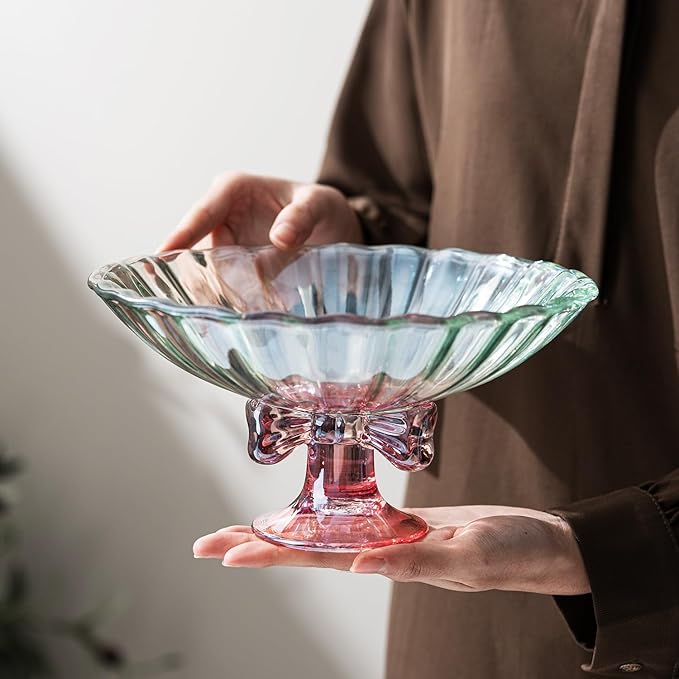 Brilliant Golden Artistry: Circular Overlapping - piece Metal Fruit Bowl - New Favorite of Home Luxury