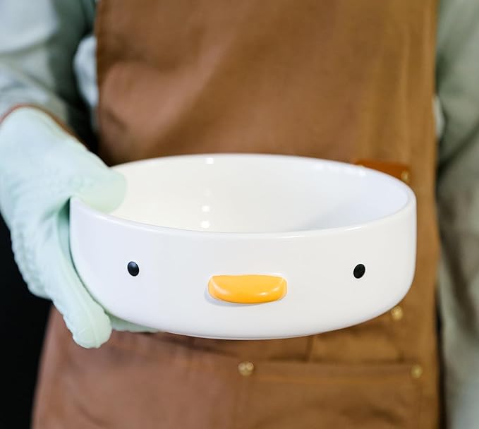 Cute Duck - shaped Ceramic Fruit Bowl - Add Color to Life